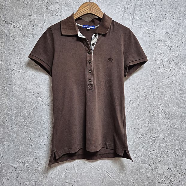 BURBERRY BLUE LABEL 버버리 반팔 카라티