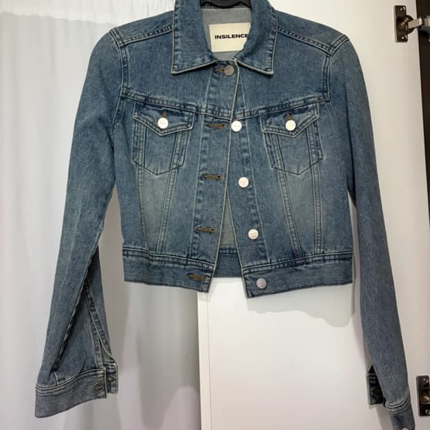 INSILENCE 인사일런스 빈티지 숏 데님 자켓 BLUE S