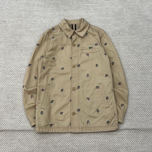 라코스테 멀티자수 셔츠자켓 r3238