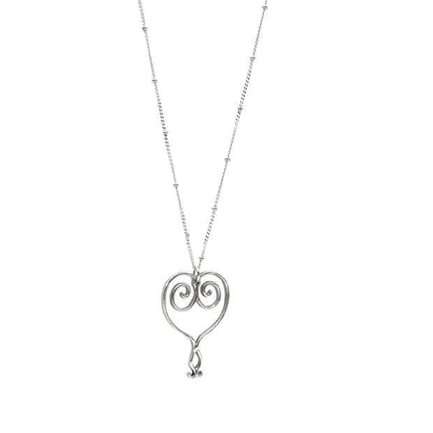 02 cheeks frame necklace
