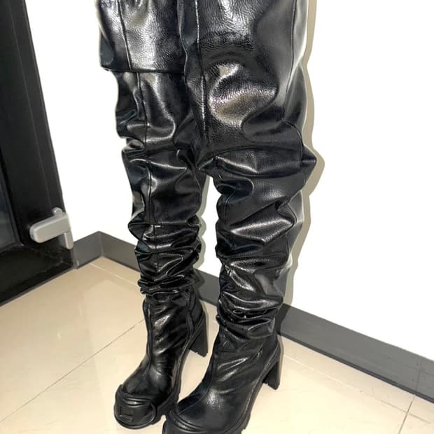 디젤 D-HAMMER 롱부츠 여자 250 사이즈