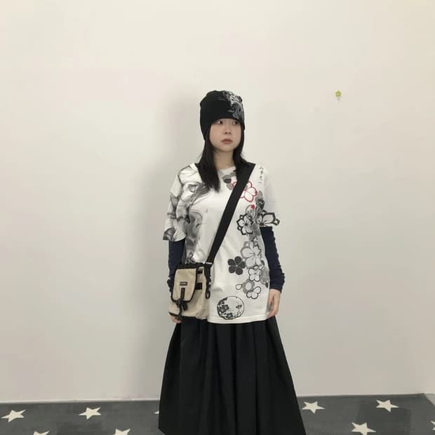 Japanese Sakura Graphic T Shirt