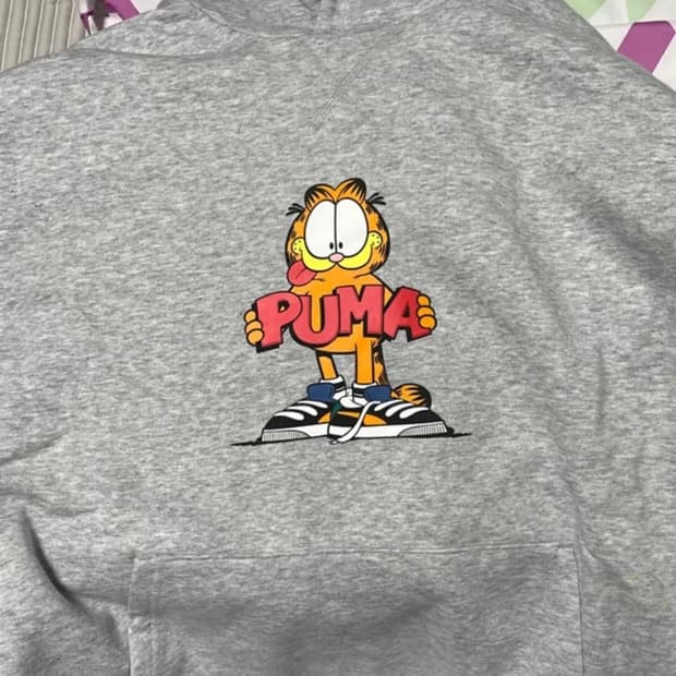 푸마 가필드 한정판 후드티 m 새상품