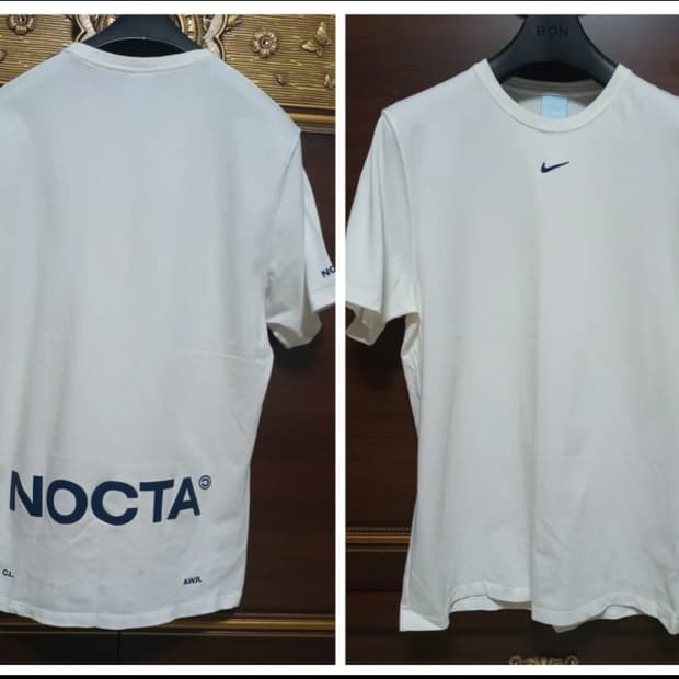 신품급 나이키X드레이크 녹타  NOCTA 반팔 XL 화이트