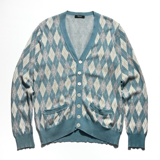 Undercoverism Argyle Cardigan