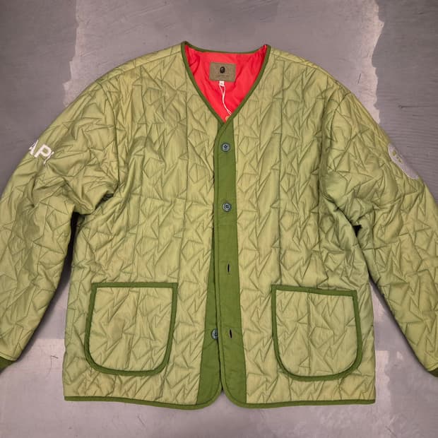BAPE 스타 퀼팅 자켓