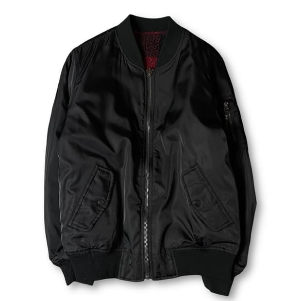 지프 리버시블 사이드포켓 나일론 플리스 자켓