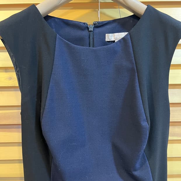 바나나리퍼블릭 여성 네이비 민소매원피스 정장원피스 