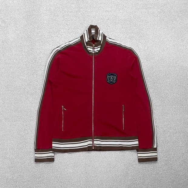 버버리 Burberry 블랙 라벨 크레스트 패치 로고 스웻 집업