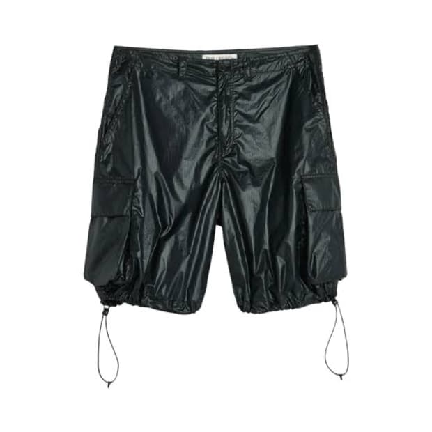 아워레가시 마운트 쇼츠 블랙 파라슈트 테크 친츠 립스탑 50