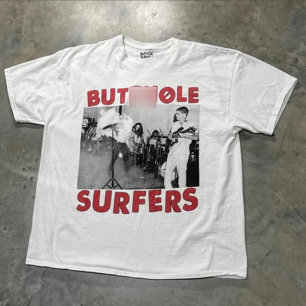 90s butthole suffers 밴드티 부틀렉