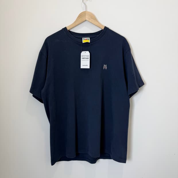 베이프 샤크 반팔 네이비