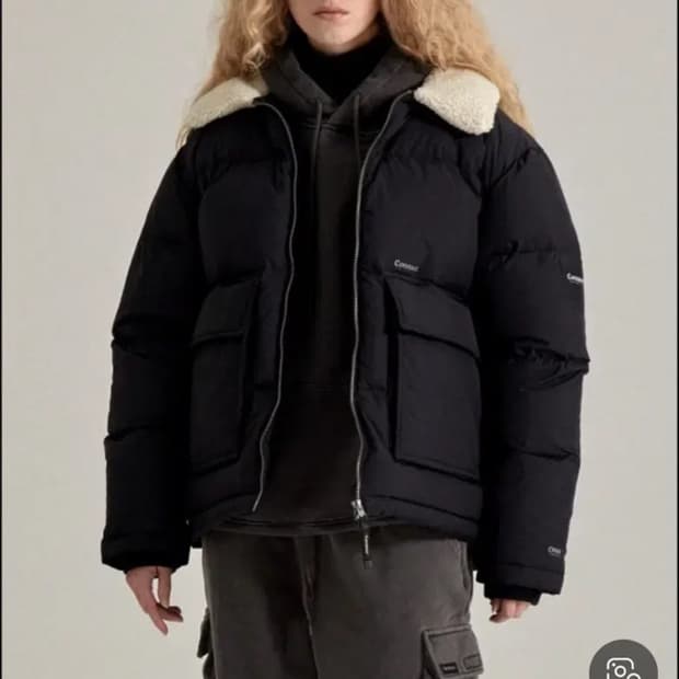 커버낫 RDS크루저파카 양털카라 패딩 네이비M