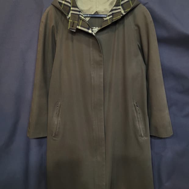 Burberry 버버리 런던 초빈티지 후드 코트