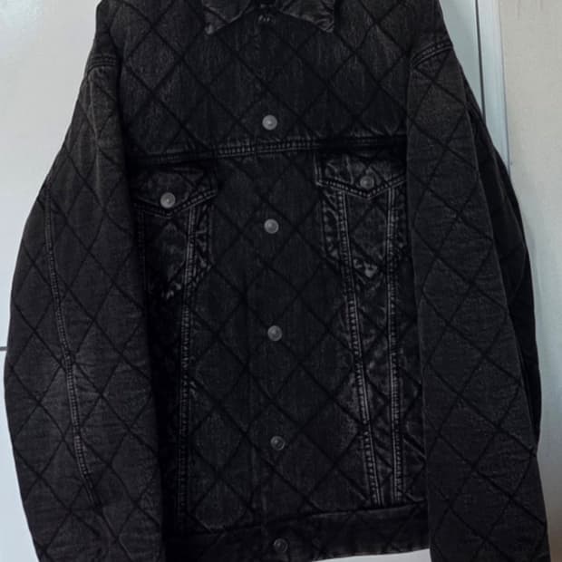 Balenciaga 20fw padded denim bomber