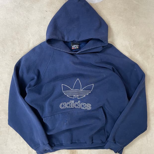 90's 아디다스빅오버후드