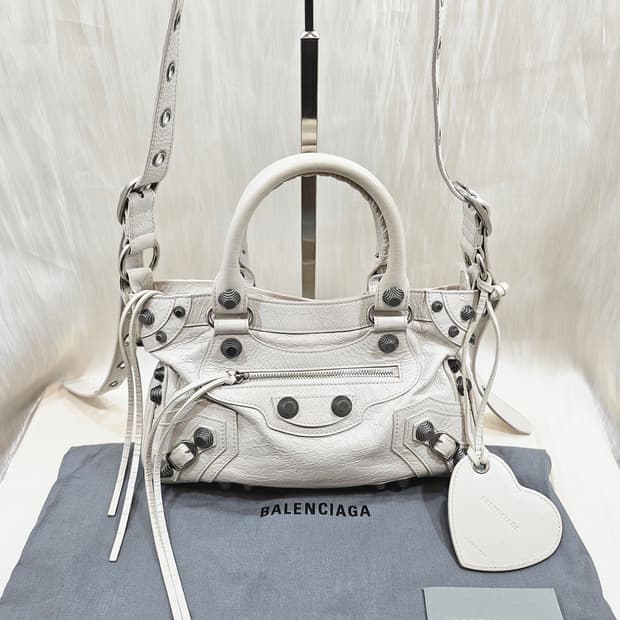 [정품]발렌시아가 네오 카골 스몰 오프 화이트(정품감정서 동봉)