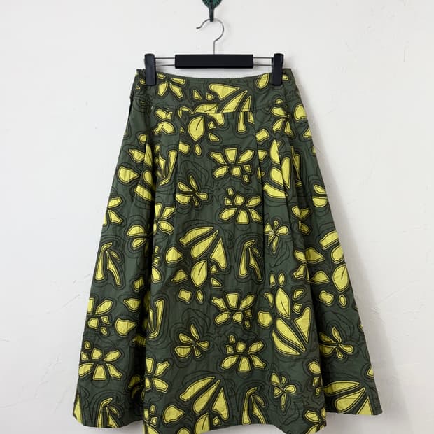 히로코 코시노 플라워 엠브로이더리 스커트 (NEW)