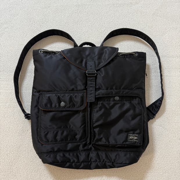PORTER 포터 탱커 백팩 럭색 블랙