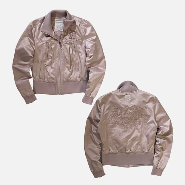 MLB 디트로이트 스타디움 자켓 연핑크