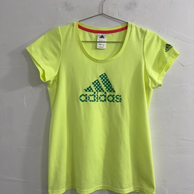adidas big logo jersey top