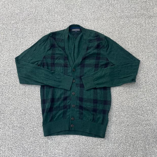 M 타미힐피거 브이넥 버튼 가디건 0303S1