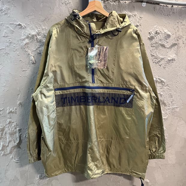 L 팀버랜드 어센틱 웨더기어 아노락 후드 자켓 올리브
