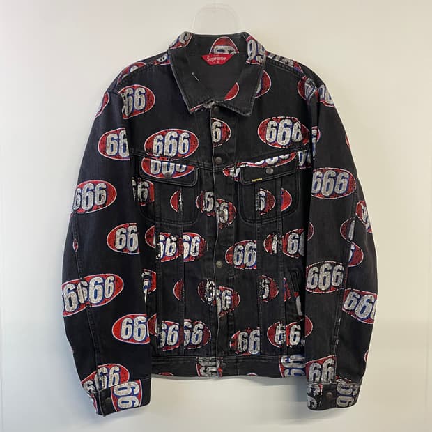 17시즌 슈프림 666 데님 자켓