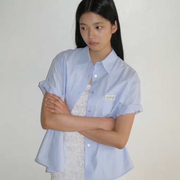 시눈 반팔 셔츠 HALF SLEEVE COTTON SHIRT