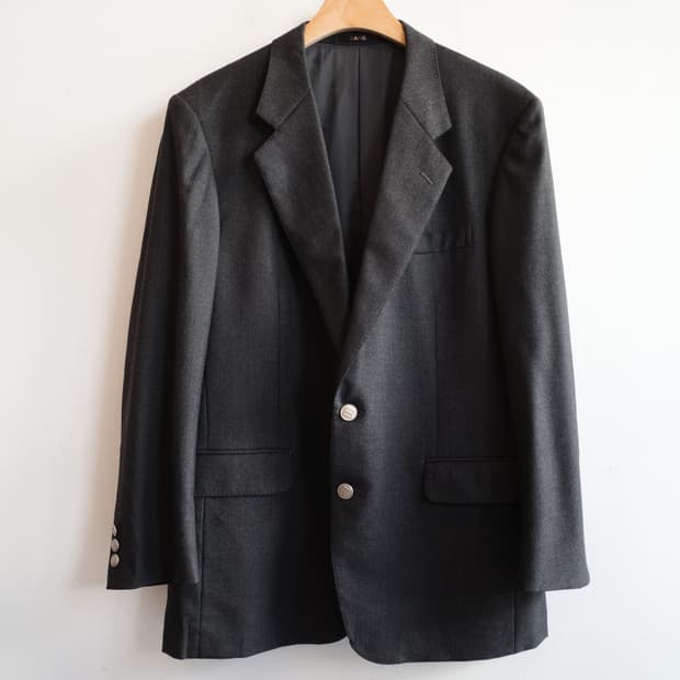 DAKS 닥스 은장 울 싱글자켓 (챠콜그레이)