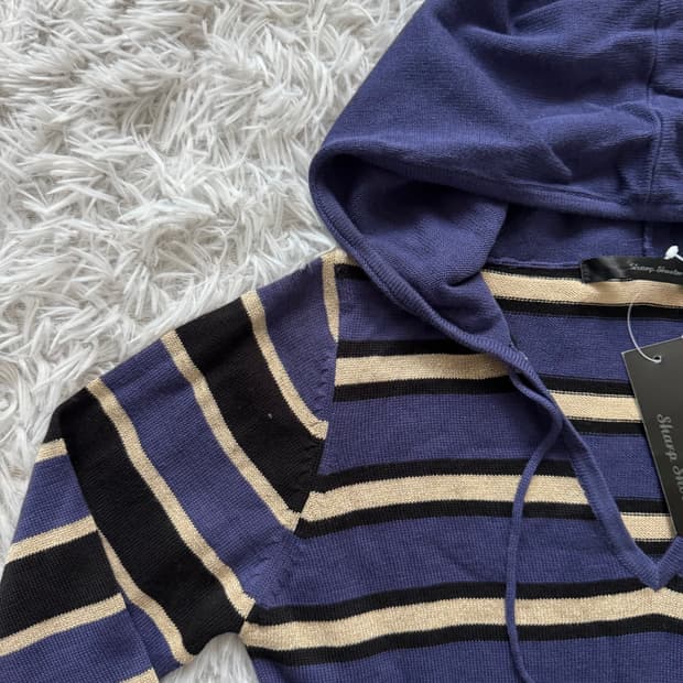 SHOOTER 일본빈티지 노드 원피스 후드티 y2k 니트 M 44