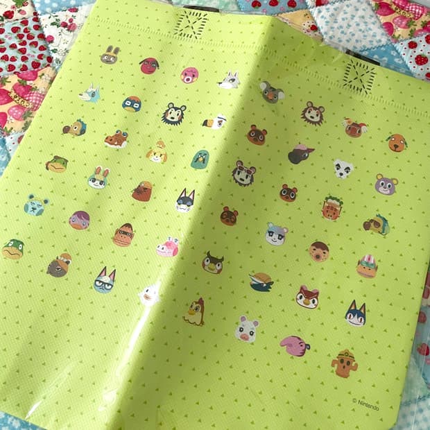 (신상굿즈) 동물의숲 손가방 패밀리마트 부직포