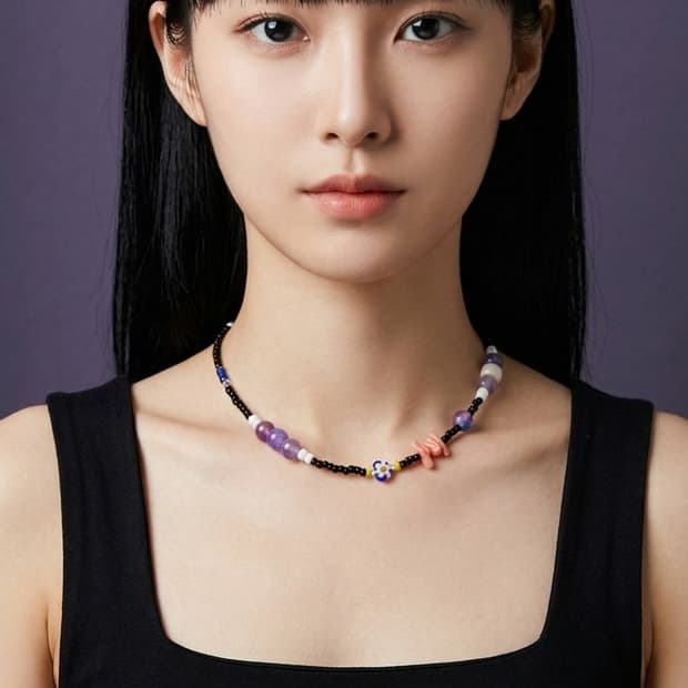 핸드메이드 유니크 목걸이