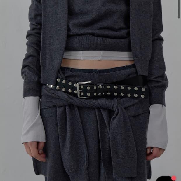 Lcdc tm  TIED DETAIL LAYERED KNIT SKIRT 