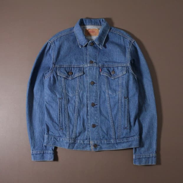 80s Levi's 리바이스 70506 USA 데님 트러커 자켓 L022