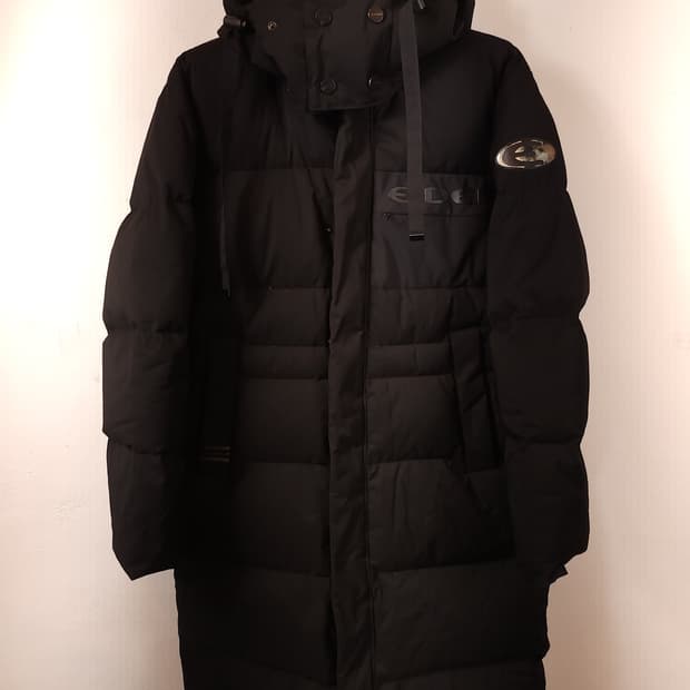 아이더 구스롱패딩 블랙 100 L