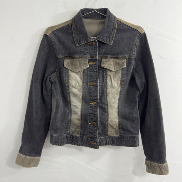 denim detail jacket