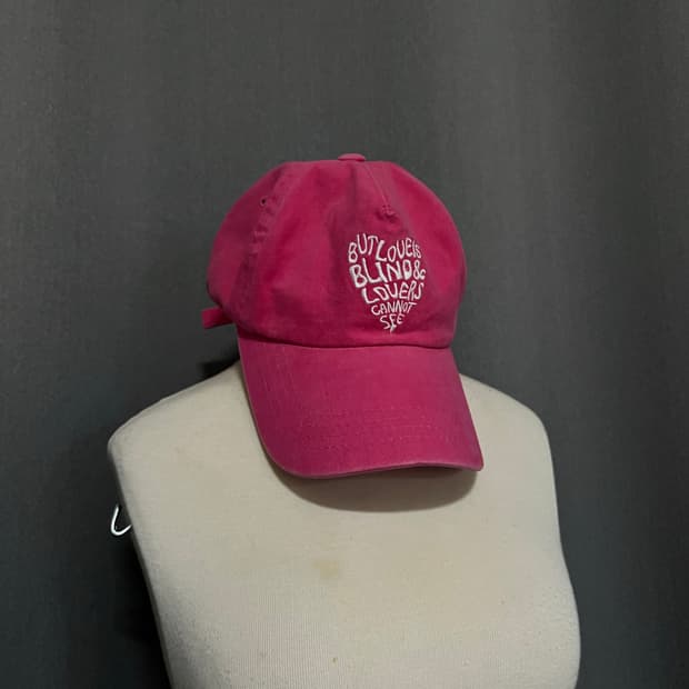 핑크 캡모자