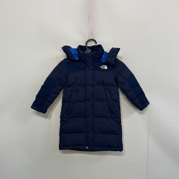 노스페이스 키즈 오리털 롱패딩 100 