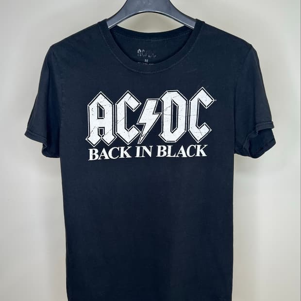 AC/DC 'Back In Black' Graphic Band Tee