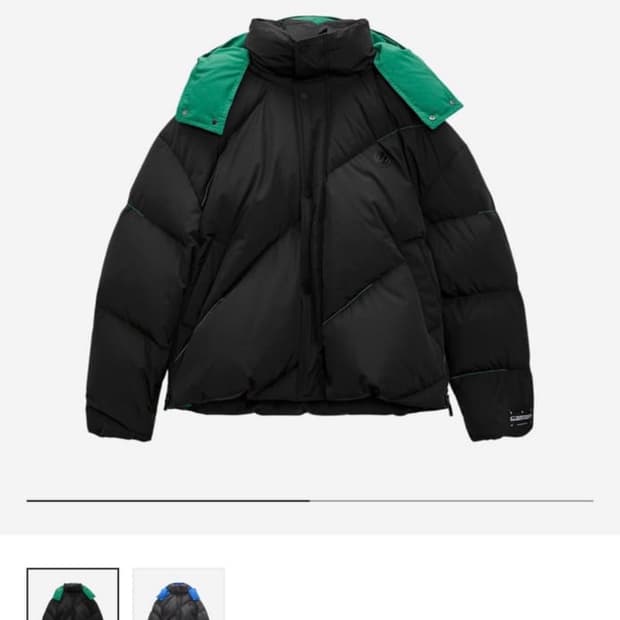 아더에러 자라 콜라보 오버사이즈드 패딩