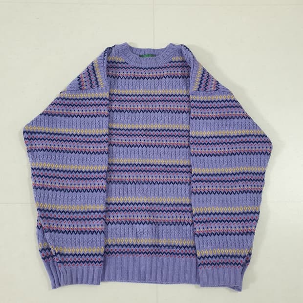 아놀드파머 스트라이프 니트