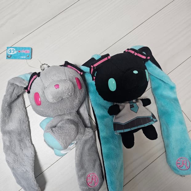 미쿠 범용토끼 키링 인형