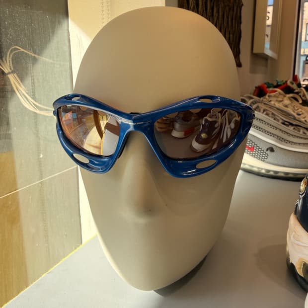 빈티지 오클리 워터자켓 블루 고글 