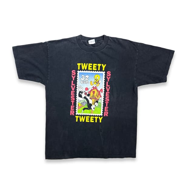 1997' 루니툰즈 카툰 티셔츠 XL