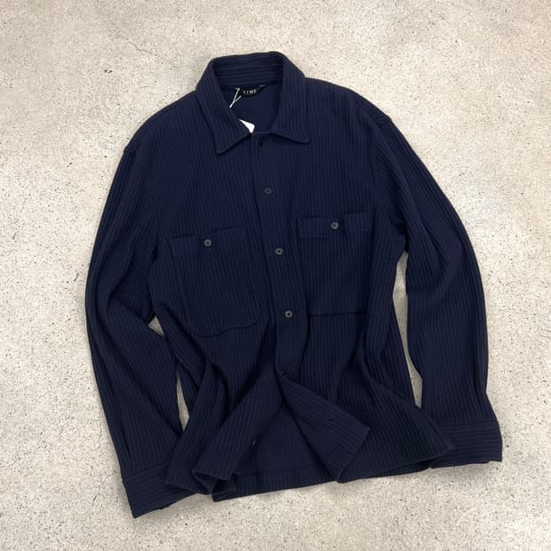 타임 옴므 플리츠 셔츠 자켓