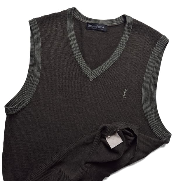 [105] 입생로랑 니트조끼