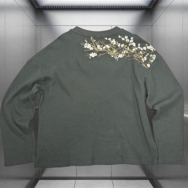 급!Derschutze Blossom Waffle Longsleeve L