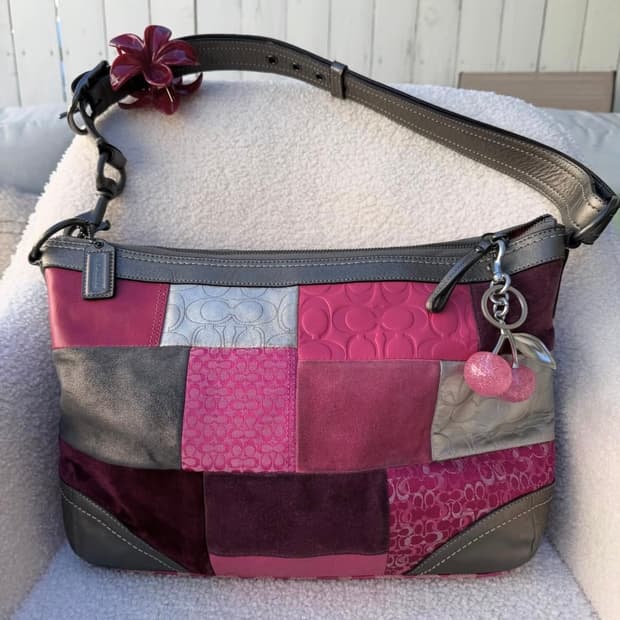 희귀🌟 patchwork shoulder bag