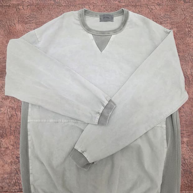 707 플랜 립넥 웜업 풀오버 카키